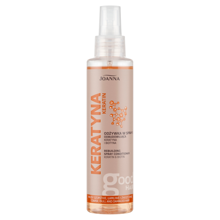 JOANNA Odżywka odbudowująca z keratyną w sprayu 150ml JOANNA Odżywka odbudowująca z keratyną w sprayu 150ml