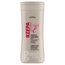 JOANNA czarna Rzepa  SZAMPON WZMACNIAJĄCY Z ODŻYWKĄ 200ml
