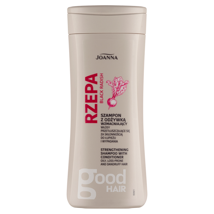 JOANNA czarna Rzepa SZAMPON WZMACNIAJĄCY Z ODŻYWKĄ 200ml JOANNA czarna Rzepa SZAMPON WZMACNIAJĄCY Z ODŻYWKĄ 200ml