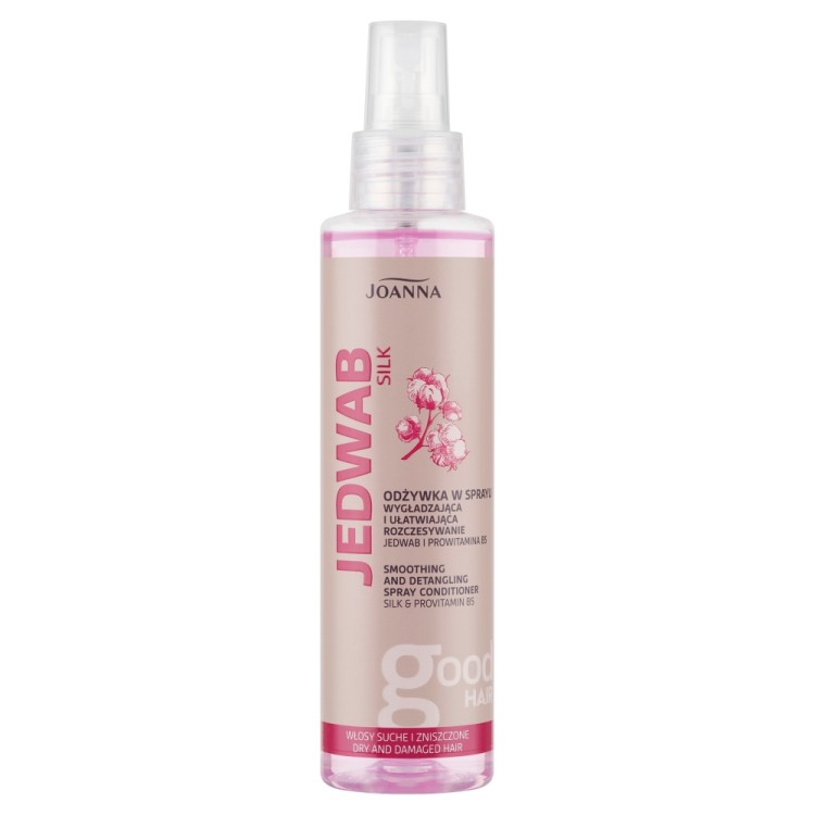 JOANNA JEDWABNA ODŻYWKA WYGŁADZAJĄCA W SPRAYU 150ml JOANNA JEDWABNA ODŻYWKA WYGŁADZAJĄCA W SPRAYU 150ml