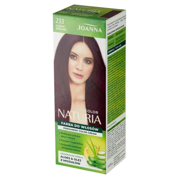 JOANNA NATURIA COLOR, 233 - GŁĘBOKI BURGUND JOANNA NATURIA COLOR, 233 - GŁĘBOKI BURGUND