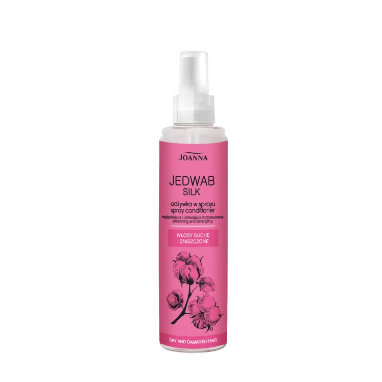 JOANNA JEDWABNA ODŻYWKA WYGŁADZAJĄCA W SPRAYU 150ml JOANNA JEDWABNA ODŻYWKA WYGŁADZAJĄCA W SPRAYU 150ml