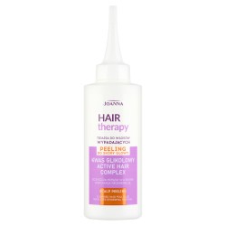 JOANNA HAIR THERAPY Peeling do skóry głowy z kwasem glikolowym AHA – dogłębne oczyszczenie i odświeżenie 100 ml JOANNA HAIR THERAPY Peeling do skóry głowy z kwasem glikolowym AHA – dogłębne oczyszczenie i odświeżenie 100 ml