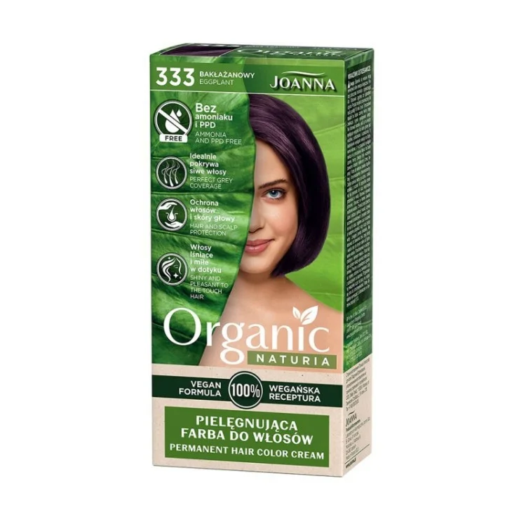 JOANNA ORGANIC VEGAN NR 333 BAKŁAŻANOWY JOANNA ORGANIC VEGAN NR 333 BAKŁAŻANOWY