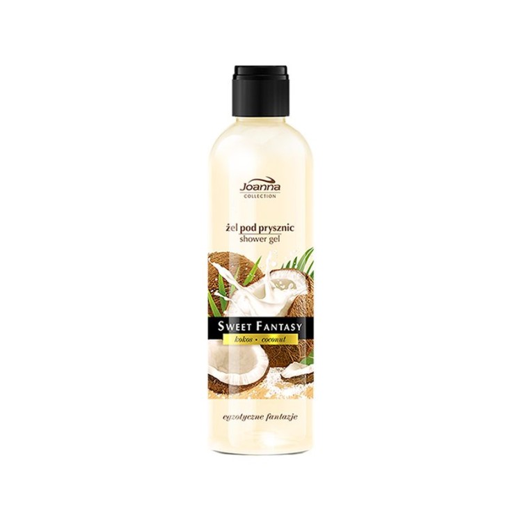 Joanna SWEET FANTASY Zel pod prysznic kokos 250ml Joanna SWEET FANTASY Zel pod prysznic kokos 250ml
