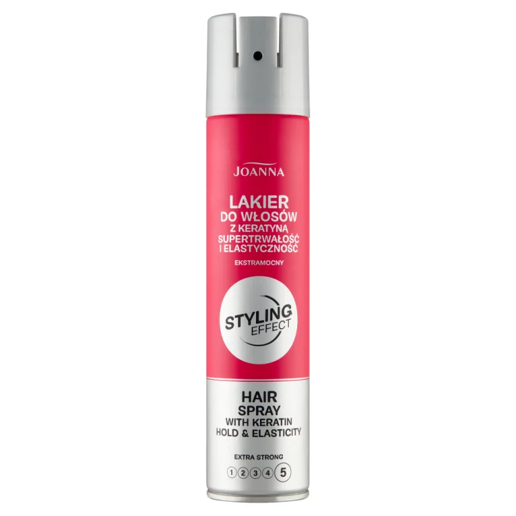 JOANNA STYLING EFFECT LAKIER DO WŁOSÓW Z KERATYNĄ SUPERTRWAŁOŚĆ I ELASTYCZNOŚĆ EKSTRAMOCNY 250ML JOANNA STYLING EFFECT LAKIER DO WŁOSÓW Z KERATYNĄ SUPERTRWAŁOŚĆ I ELASTYCZNOŚĆ EKSTRAMOCNY 250ML