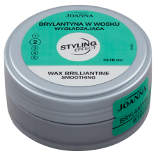 JOANNA STYLING EFFECT WOSK BRILLIANTINE WYGŁADZAJĄCY I POŁYSK DO WŁOSÓW 45g JOANNA STYLING EFFECT WOSK BRILLIANTINE WYGŁADZAJĄCY I POŁYSK DO WŁOSÓW 45g