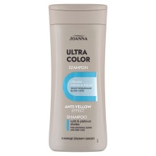 JOANNA ULTRA COLOR SYSTEM SZAMPON DO WŁOSÓW ROZJAŚNIANYCH I SIWYCH, 200ml