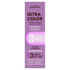 Joanna, Ultra Color, Pigment tonujący kolor włosów, SREBRNY BLOND, 100 ml