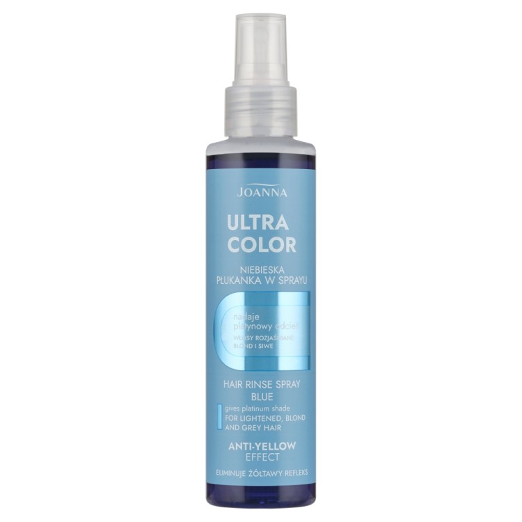 JOANNA ULTRA COLOR SYSTEM PŁUKANKA DO WŁOSÓW W SPRAYU - NIEBIESKA, 150ml