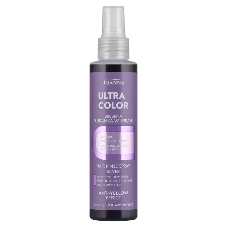 JOANNA ULTRA COLOR SYSTEM SILVER PŁUKANIE DO WŁOSÓW W SPRAYU, 150ml