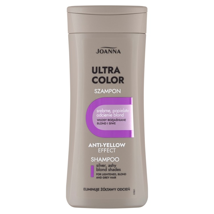 Joanna Ultra Color System Srebrny Szampon do Włosów Srebrnych i Popielatego Blond 200ml