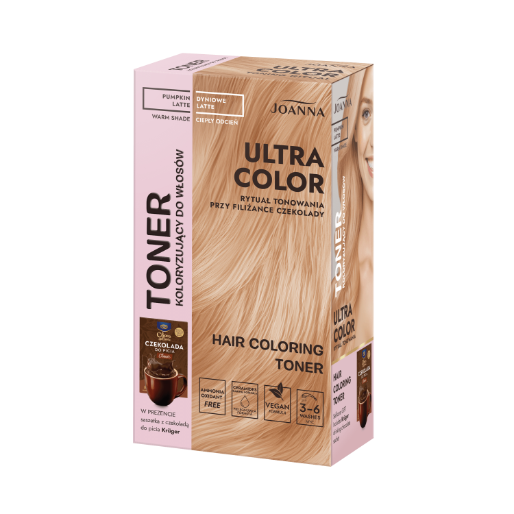 JOANNA ULTRA COLOR TONER DO WŁOSÓW  Pumpkin latte 100 g