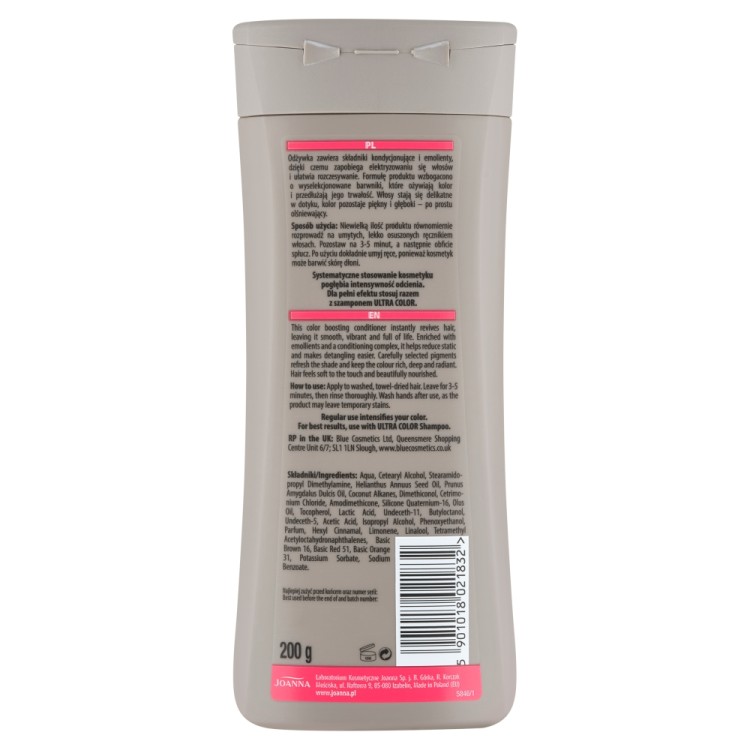 JOANNA ULTRA COLOR SYSTEM ODZYWKA DO WLOSOW ODCIENIE CZERWIENI 200g