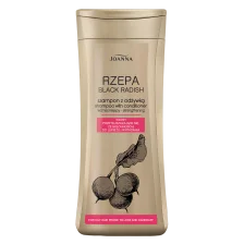 JOANNA czarna Rzepa  SZAMPON WZMACNIAJĄCY Z ODŻYWKĄ 200ml