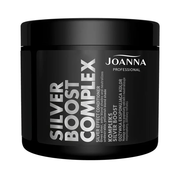 JOANNA PROFESSIONAL SILVER BOOST KOMPLEKS Odżywka eksponująca kolor srebrny 500g JOANNA PROFESSIONAL SILVER BOOST KOMPLEKS Odżywka eksponująca kolor srebrny 500g