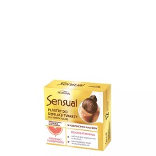 Joanna SENSUAL żelowe plastry do depilacji twarzy z grejpfrutem 12szt Joanna SENSUAL żelowe plastry do depilacji twarzy z grejpfrutem 12szt
