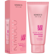 KIMOCO Glass Skin Glow & Lift Wrapping Mask – maska rozświetlająco- liftingująca KIMOCO Glass Skin Glow & Lift Wrapping Mask – maska rozświetlająco- liftingująca