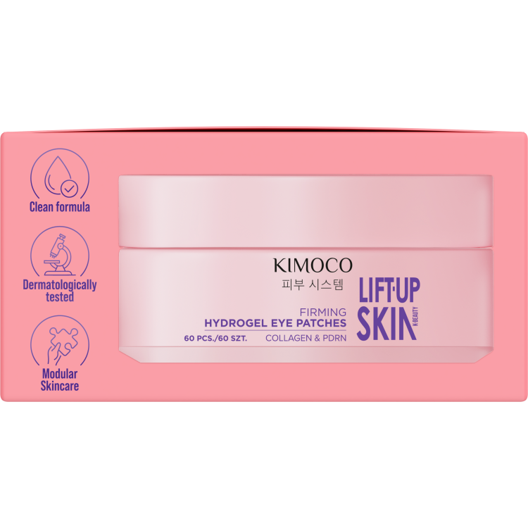 KIMOCO LIFT - UP SKIN Ujędrniające hydrożelowe płatki pod oczy 60 szt KIMOCO LIFT - UP SKIN Ujędrniające hydrożelowe płatki pod oczy 60 szt