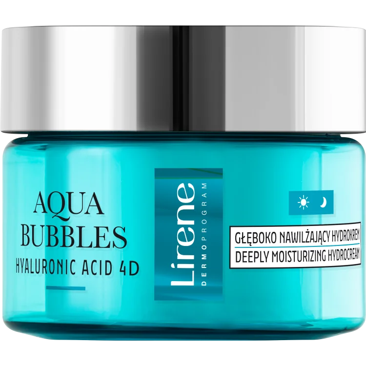 Lirene AQUA BUBBLES Głęboko nawilżający hydrokrem 50ml Lirene AQUA BUBBLES Głęboko nawilżający hydrokrem 50ml