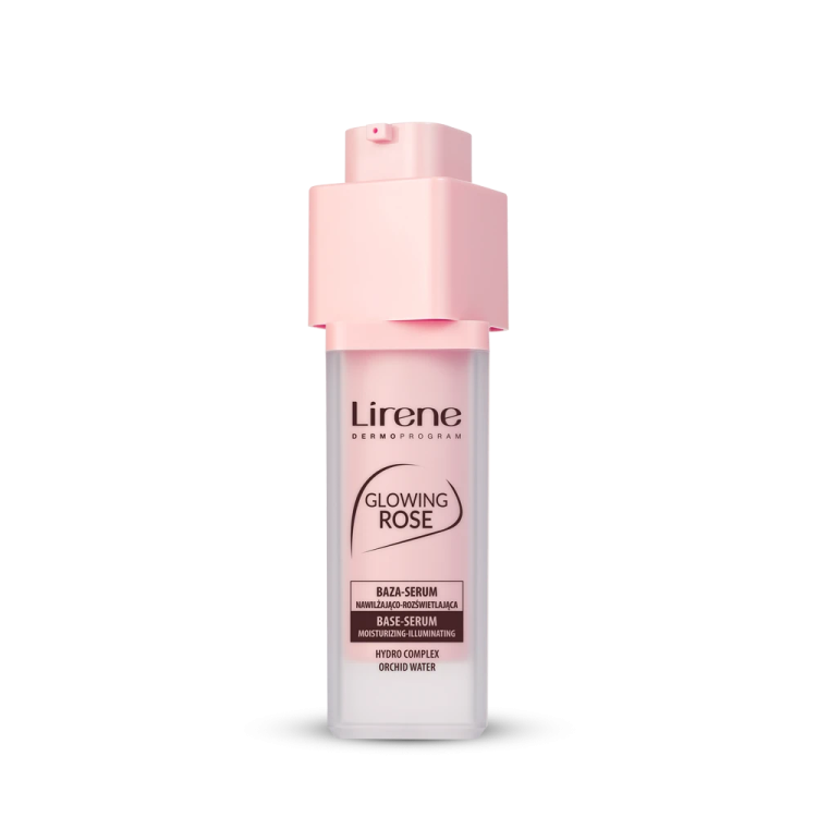 LIRENE GLOWING ROSE Baza-serum nawilżająco-rozświetlająca 30ml