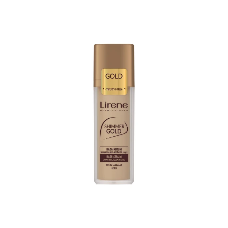 LIRENE SHIMMER GOLD Baza-serum wygładzająco-rozświetlająca 30ml