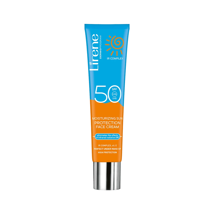 LIRENE SUN Nawilżający krem ochronny do twarzy SPF 50 40ml