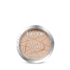 LIRENE, CITY MATT Mineralny puder matujący, TRANSPARENTNY 01, 9g