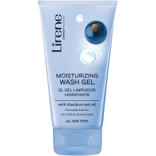 LIRENE Nawilżający żel do mycia twarzy z czarną porzeczką 150ml