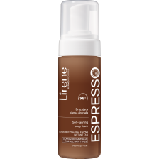 Lirene PERFECT TAN Brązująca pianka do ciała z organiczną wodą kokosową ESPRESSO 150ml Lirene PERFECT TAN Brązująca pianka do ciała z organiczną wodą kokosową ESPRESSO 150ml