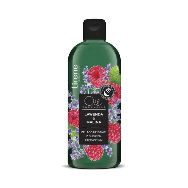 Lirene OIL THERAPIST Żel pod prysznic z olejkiem eterycznym LAWENDA & MALINA 400 ml Lirene OIL THERAPIST Żel pod prysznic z olejkiem eterycznym LAWENDA & MALINA 400 ml