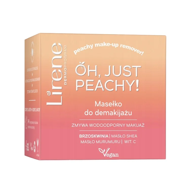 Lirene OH, JUST PEACHY masło do demakijażu 45g Lirene OH, JUST PEACHY masło do demakijażu 45g