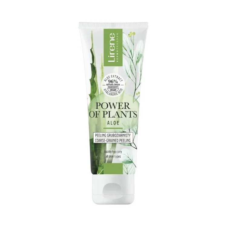 Lirene POWER OF PLANTS Peeling gruboziarnisty ALOES 75 ml Lirene POWER OF PLANTS Peeling gruboziarnisty ALOES 75 ml