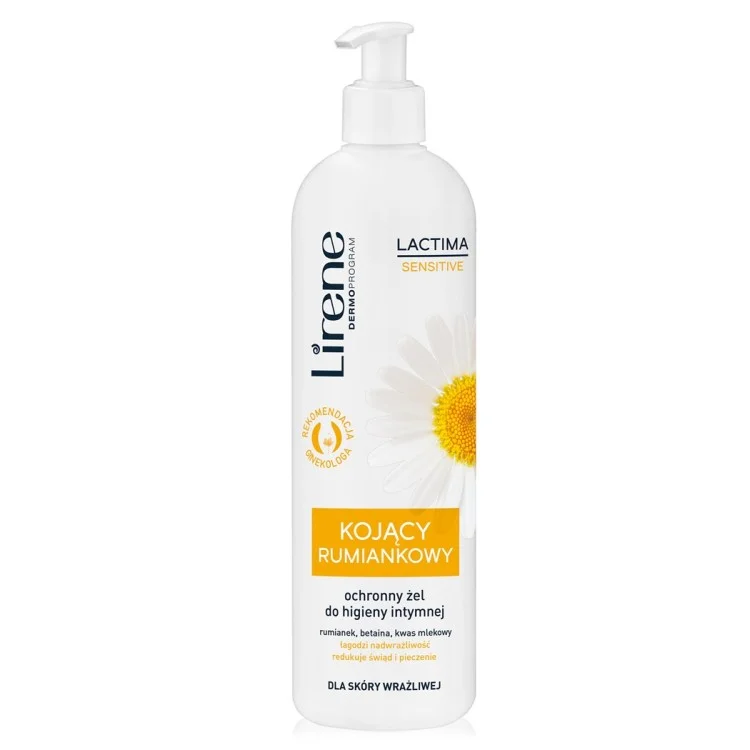 LIRENE Higiena Intymna LACTIMA SENSITIVE KOJĄCY RUMIANKOWY OCHRONNY ŻEL 350ml LIRENE Higiena Intymna LACTIMA SENSITIVE KOJĄCY RUMIANKOWY OCHRONNY ŻEL 350ml