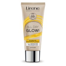 Lirene ALL DAY GLOW! Podkład rozświetlający 03 BEŻOWY 30 ml Lirene ALL DAY GLOW! Podkład rozświetlający 03 BEŻOWY 30 ml