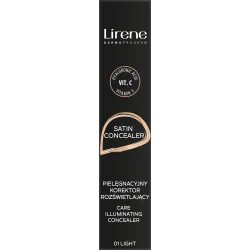Lirene MAKE UP SATIN CONCEALER Pielęgnacyjny korektor rozjaśniający 01 LIGHT 10ml