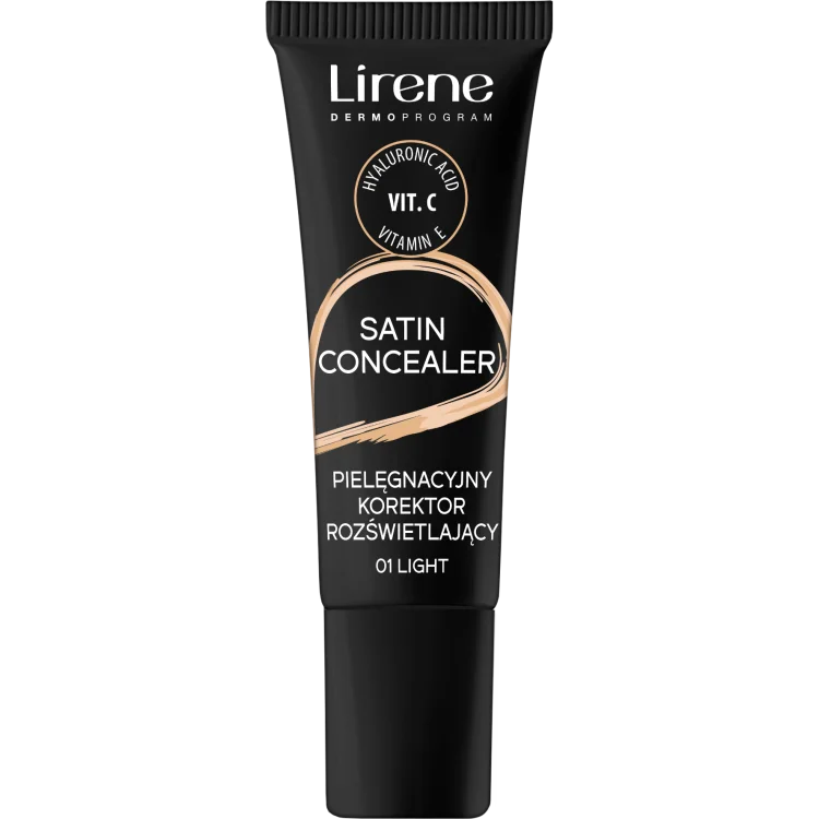 Lirene MAKE UP SATIN CONCEALER Pielęgnacyjny korektor rozjaśniający 01 LIGHT 10ml