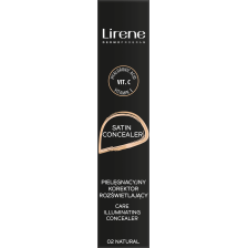 Lirene MAKE UP SATIN CONCEALER Pielęgnacyjny korektor rozjaśniający 02 NATURAL 10ml Lirene MAKE UP SATIN CONCEALER Pielęgnacyjny korektor rozjaśniający 02 NATURAL 10ml