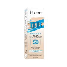 LIRENE Nawilżający krem koloryzujący BB SPF 50 02 NUDE 30ml LIRENE Nawilżający krem koloryzujący BB SPF 50 02 NUDE 30ml