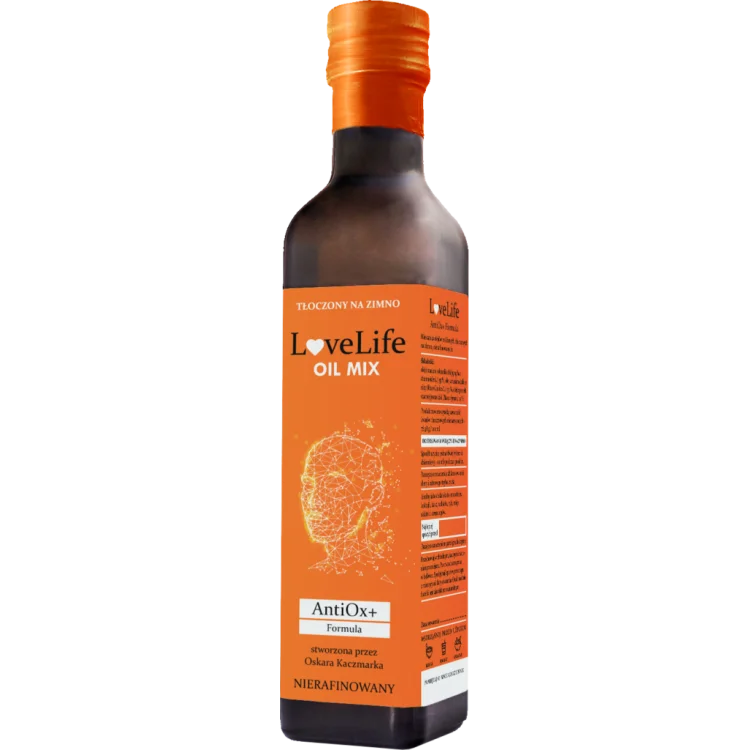 LOVELIFE AntiOX+ oil mix autorska kompozycja Oskara Kaczmarka 250ml LOVELIFE AntiOX+ oil mix autorska kompozycja Oskara Kaczmarka 250ml