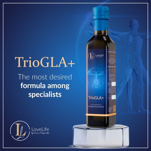 LOVELIFE Trio GLA+ oil mix autorska kompozycja Oskara Kaczmarka 250ml