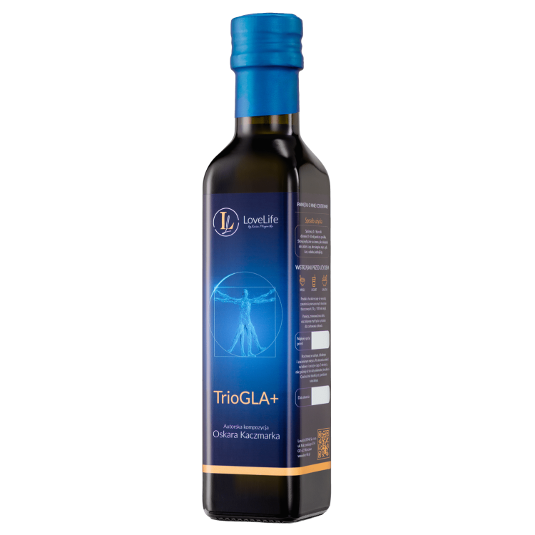 LOVELIFE Trio GLA+ oil mix autorska kompozycja Oskara Kaczmarka 250ml LOVELIFE Trio GLA+ oil mix autorska kompozycja Oskara Kaczmarka 250ml