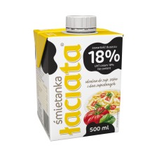 MLEKPOL ŁACIATA ŚMIETANKA UHT 18% 500ML MLEKPOL ŁACIATA ŚMIETANKA UHT 18% 500ML