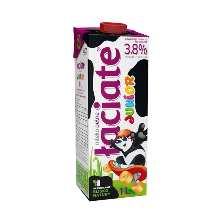 MLEKPOL ŁACIATE JUNIOR Mleko UHT 3.8% 1L MLEKPOL ŁACIATE JUNIOR Mleko UHT 3.8% 1L