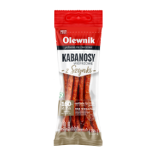 OLEWNIK KABANOSY WIEPRZOWE Z SZYNKI 105G OLEWNIK KABANOSY WIEPRZOWE Z SZYNKI 105G