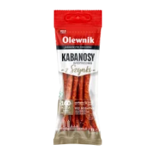 OLEWNIK KABANOSY WIEPRZOWE Z SZYNKI 105G