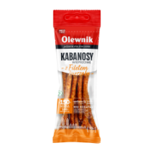 OLEWNIK KABANOSY Z FILETEM Z KURCZAKA 105G OLEWNIK KABANOSY Z FILETEM Z KURCZAKA 105G