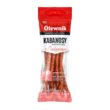 OLEWNIK KABANOSY WIEPRZOWE Z CIELECINA 105G