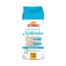 SONKO Wafle ryżowe naturalne 130g SONKO Wafle ryżowe naturalne 130g