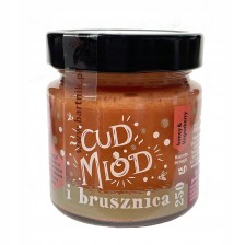 SĄDECKI BARTNIK Cud miód i brusznica 250 g SĄDECKI BARTNIK Cud miód i brusznica 250 g